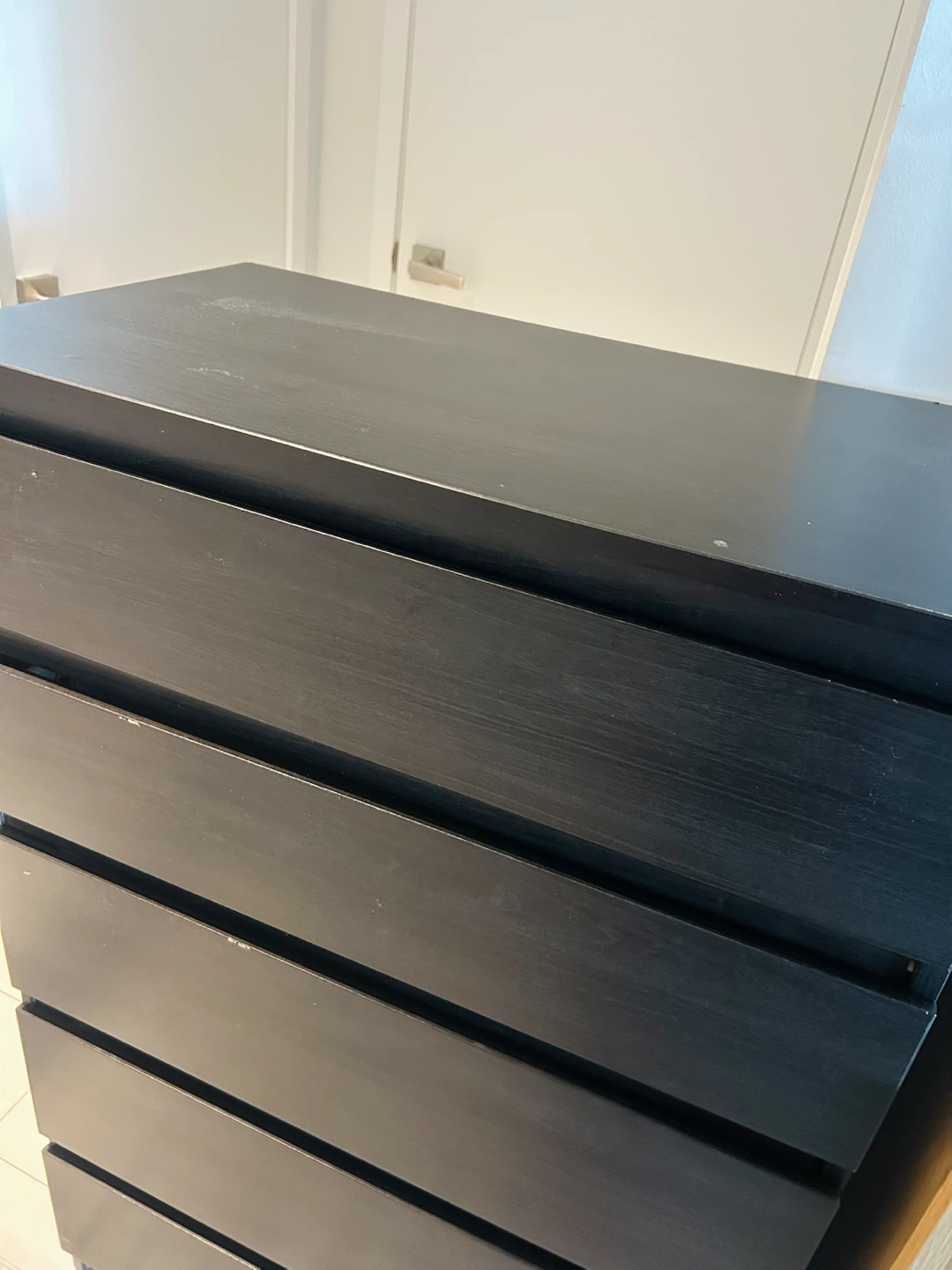Black 5-Drawer Dresser. Chest of drawers - photo 3