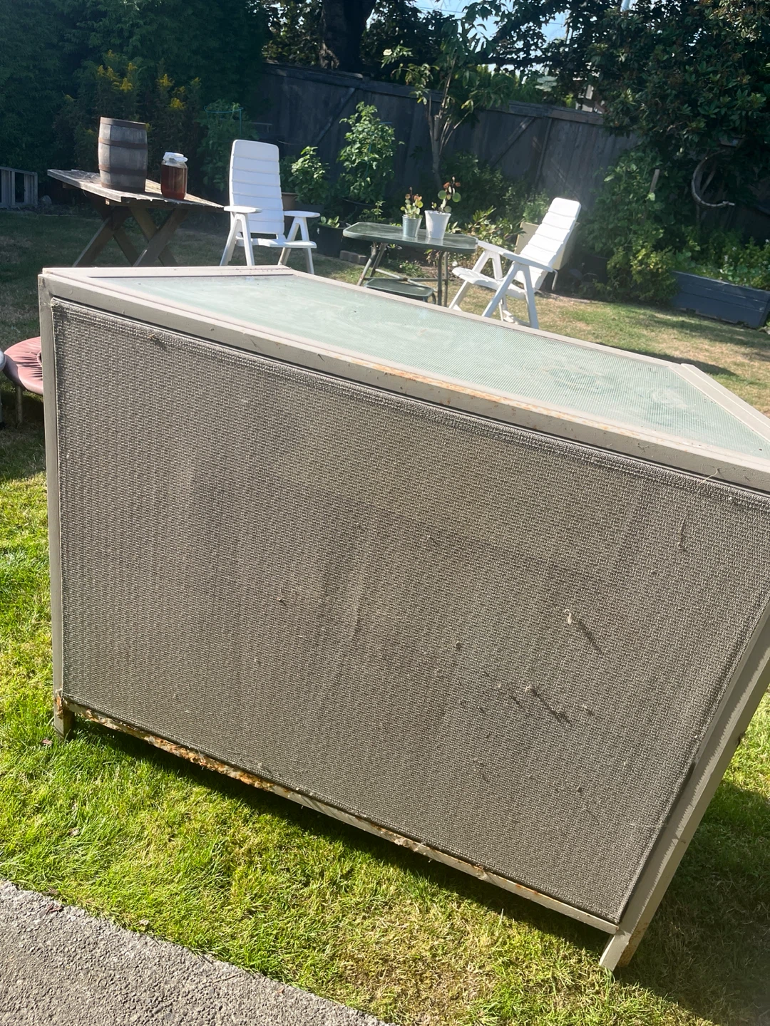 Vintage outdoor bar/ Storage Cabinet