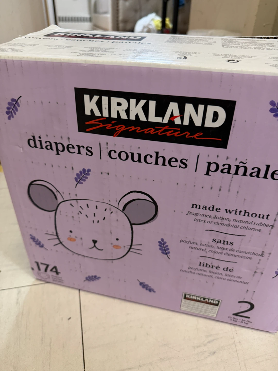 Kirkland Signature Diapers - Size 2 (174 count) - photo 2