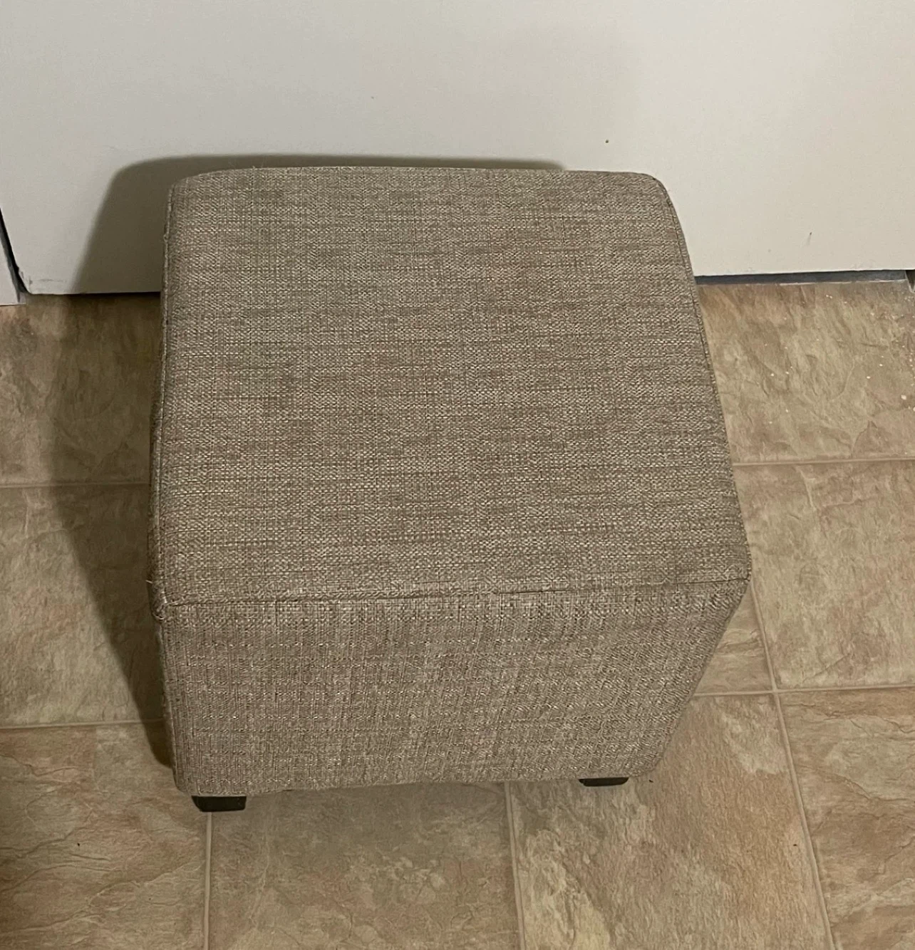 🌱 Comfortable Square Upholstered Footrest (Footstool) - photo 2