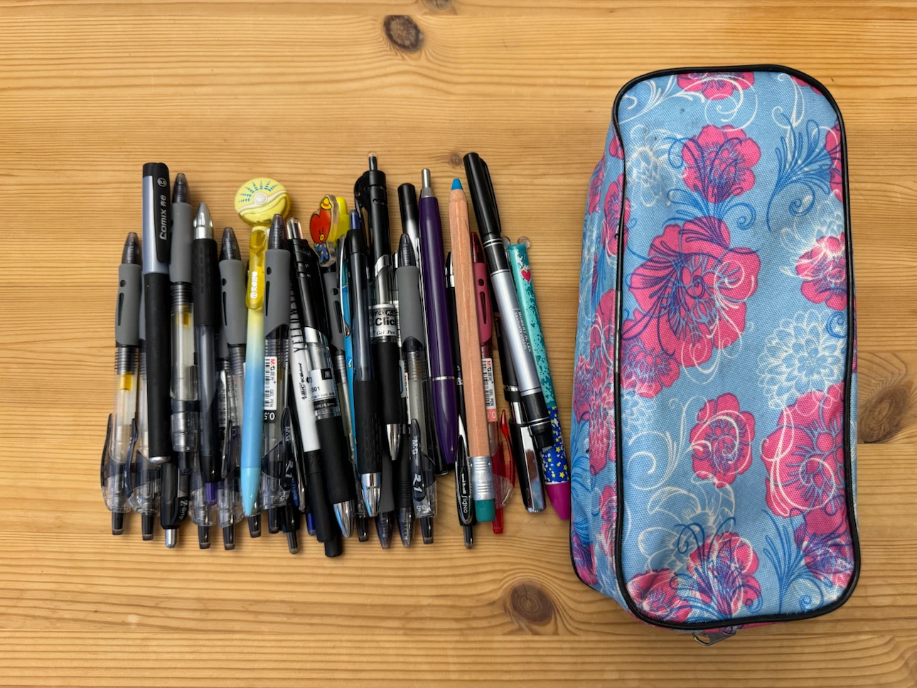 Used pen + pencil case $10