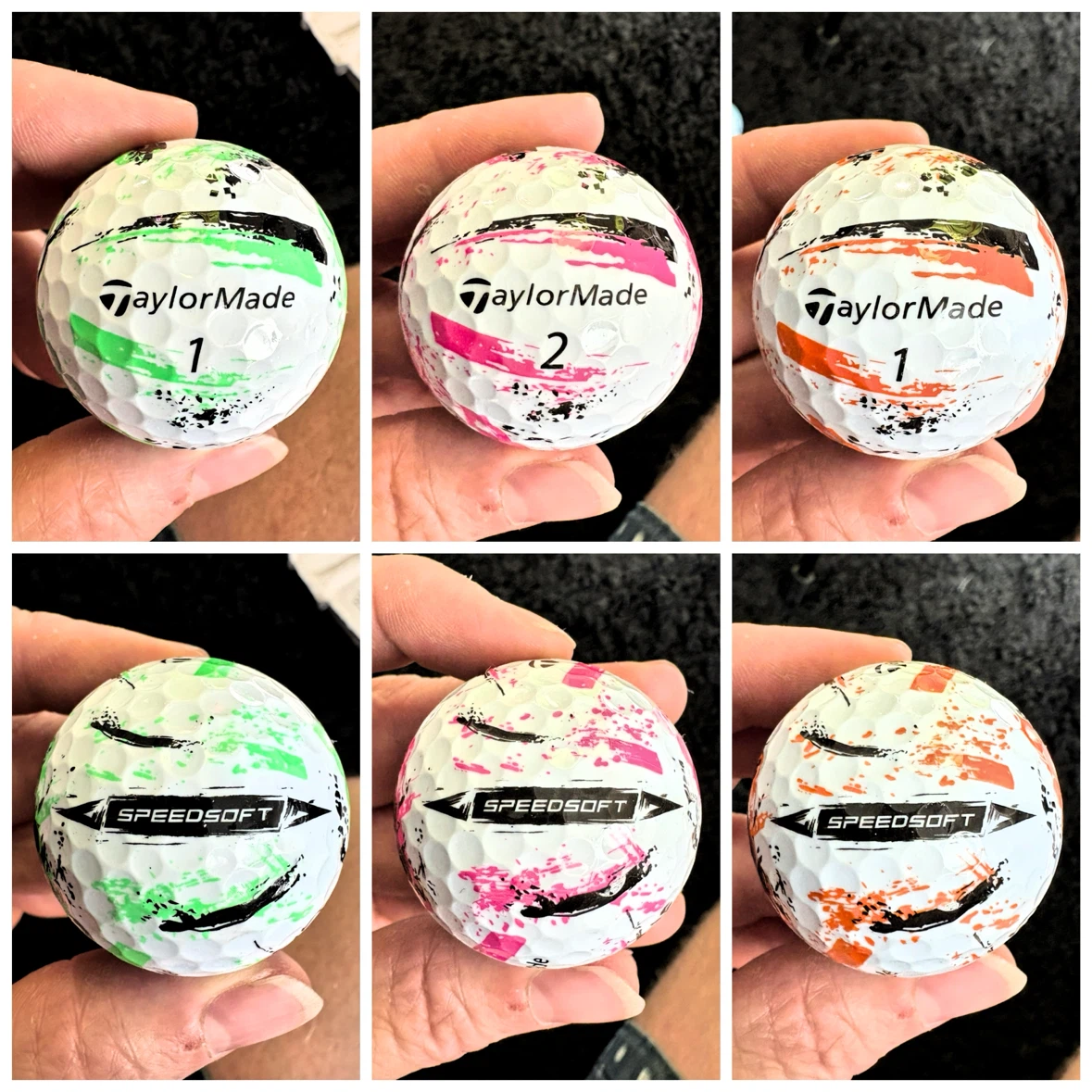 18 Taylormade Speedsoft Ink Golf Balls - photo 3