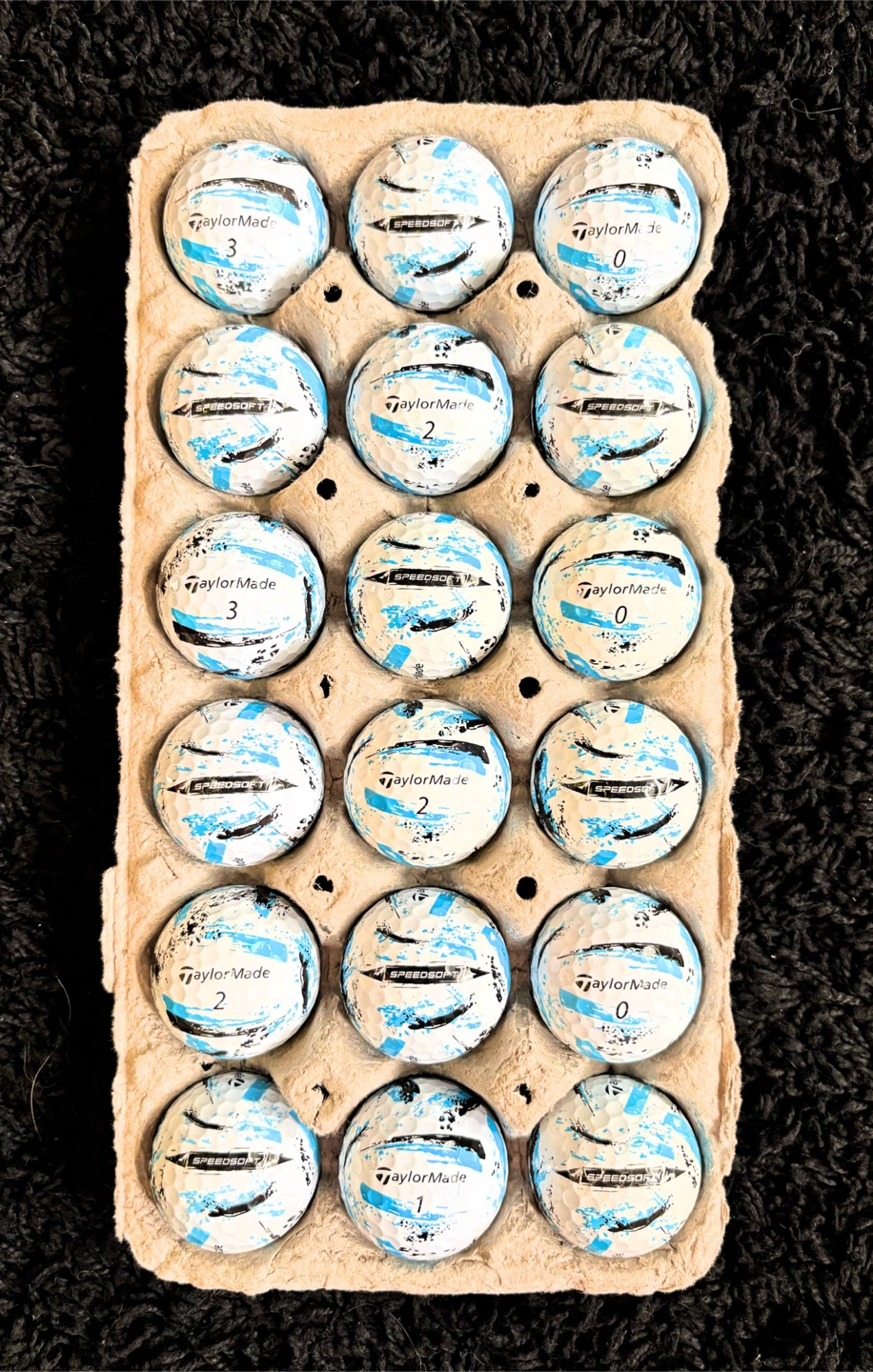 18 Taylormade Blue Speedsoft Ink Golf Balls - photo 2