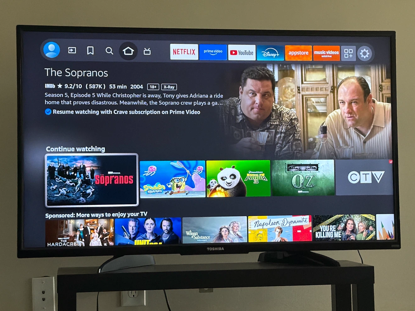 50" 4K UHD with HDR Toshiba FireTV
