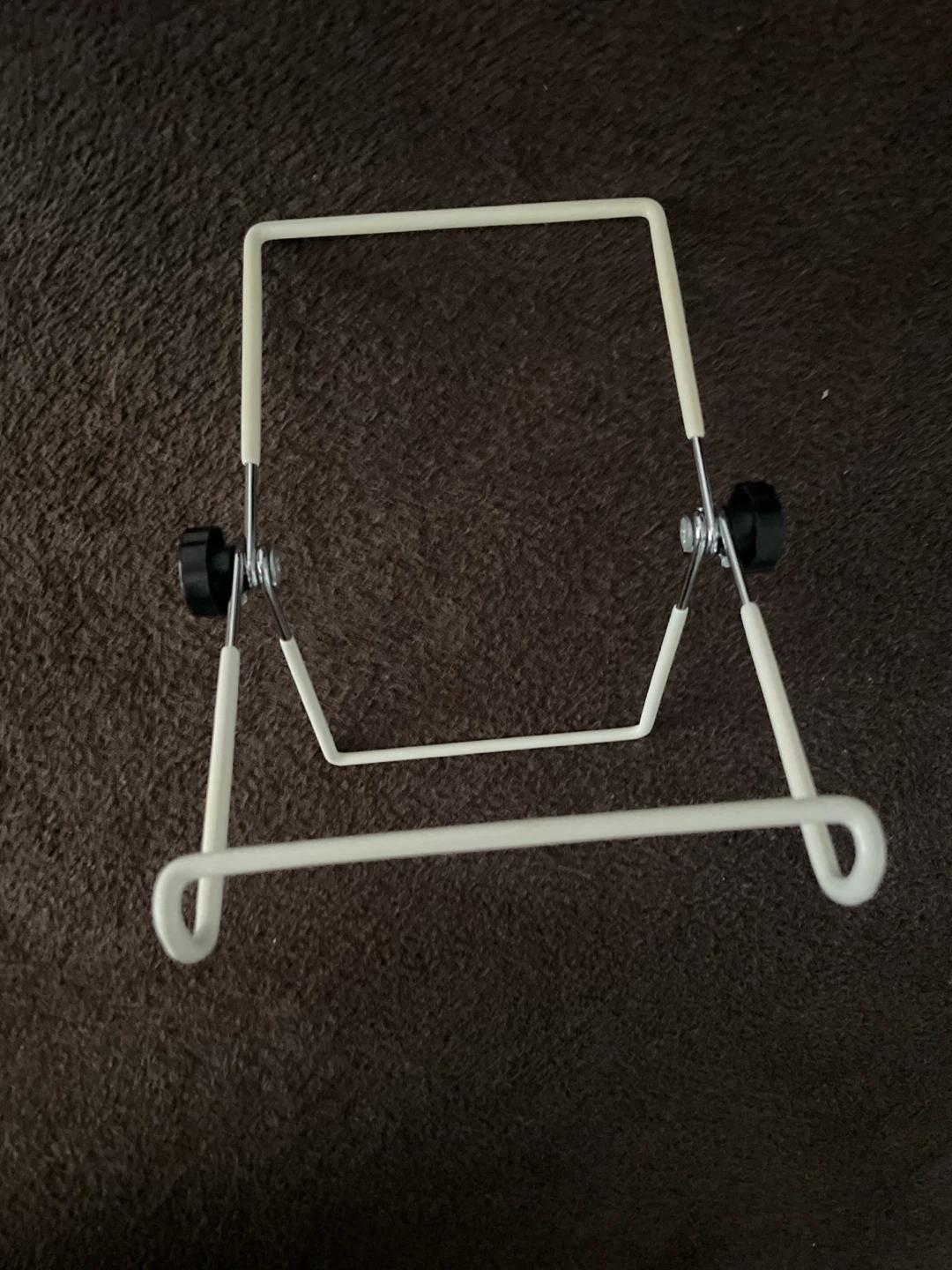 White Adjustable Page Holder Stand
