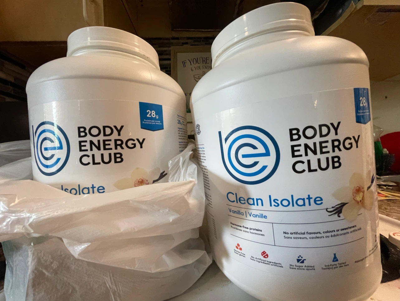 Body Energy Club Clean Isolate Protein Powder (Vanilla)