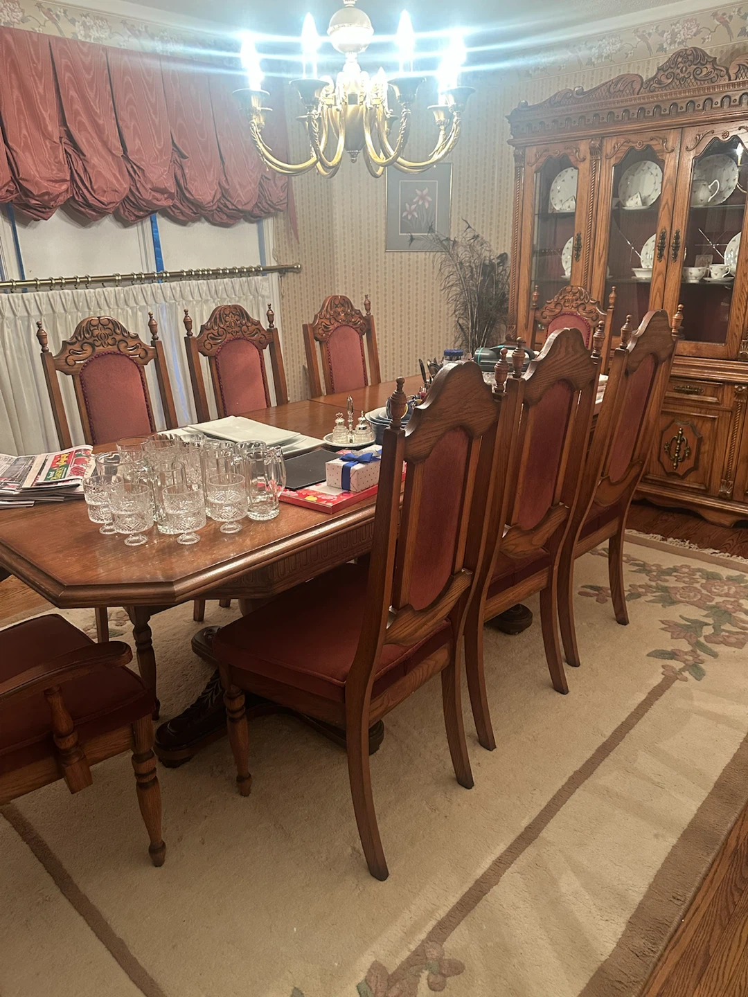 MOVING SALE Wooden Dining Table and Chairs Set - photo 2