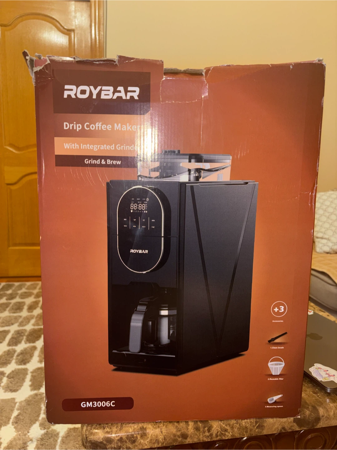 (NEVER USED)  Drip Coffee Maker with Integrated Grinder - photo 2