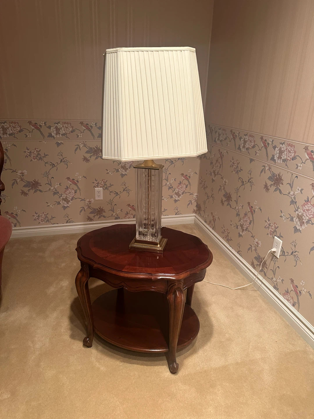 MOVING SALE Glass Bar Cart, marble tables, wooden table - photo 2