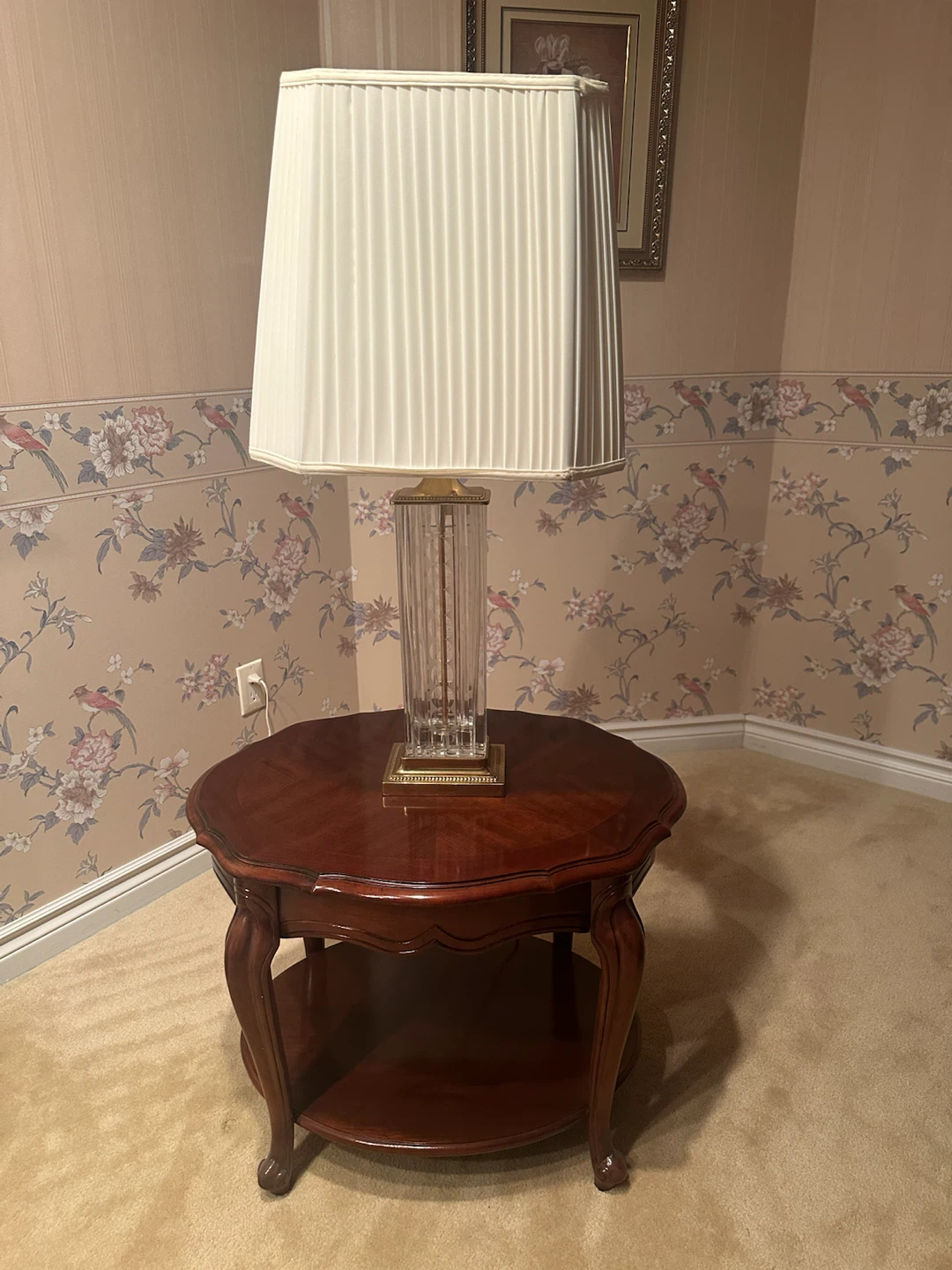 MOVING SALE Glass Bar Cart, marble tables, wooden table - photo 4