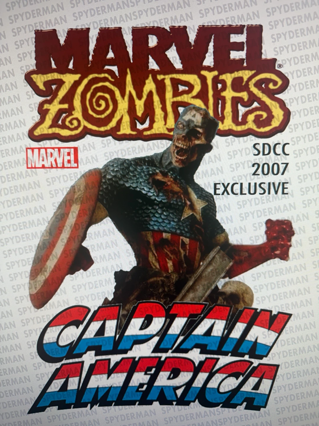 Captain America marvel zombies bust colonel America sdcc 2007