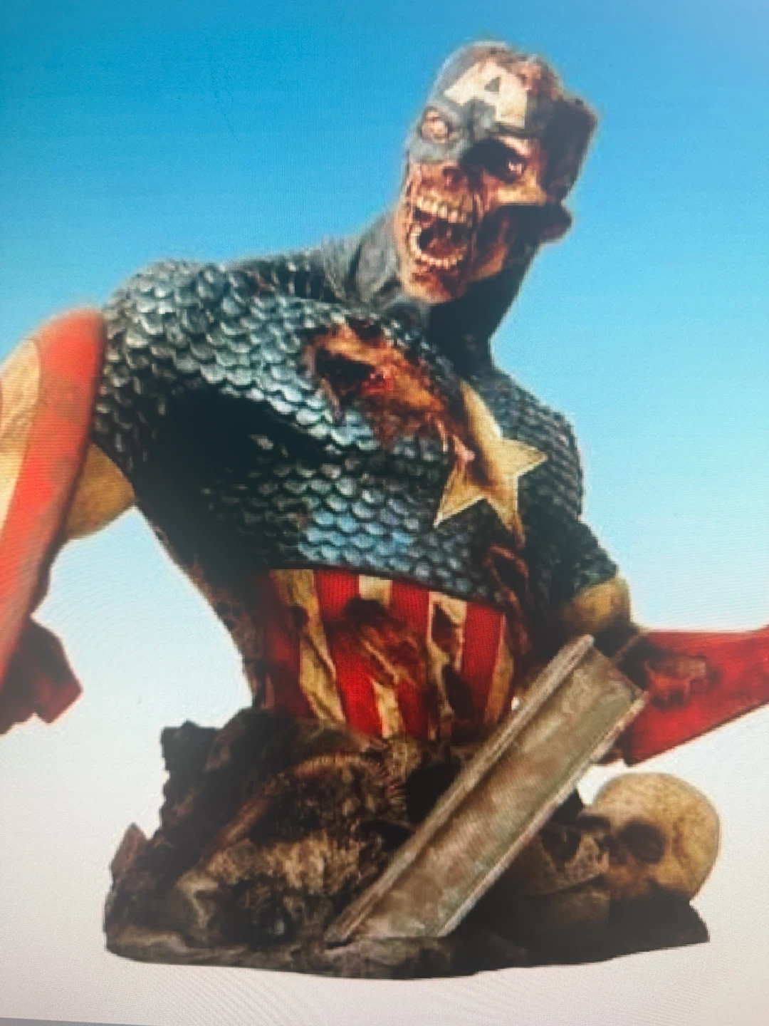Captain America marvel zombies bust colonel America sdcc 2007 - photo 2