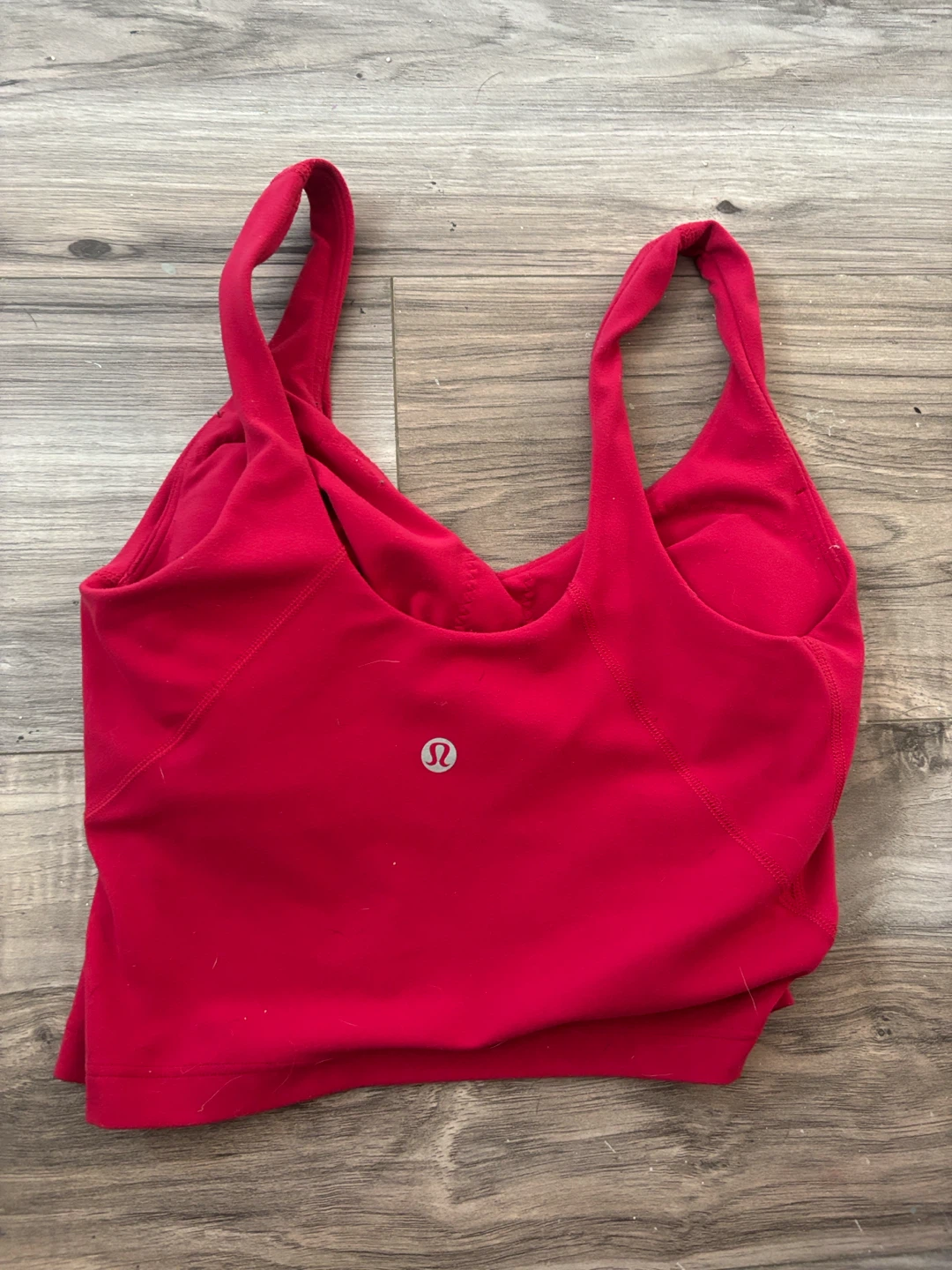 Lululemon Red Sports Bra Tank Top - photo 2
