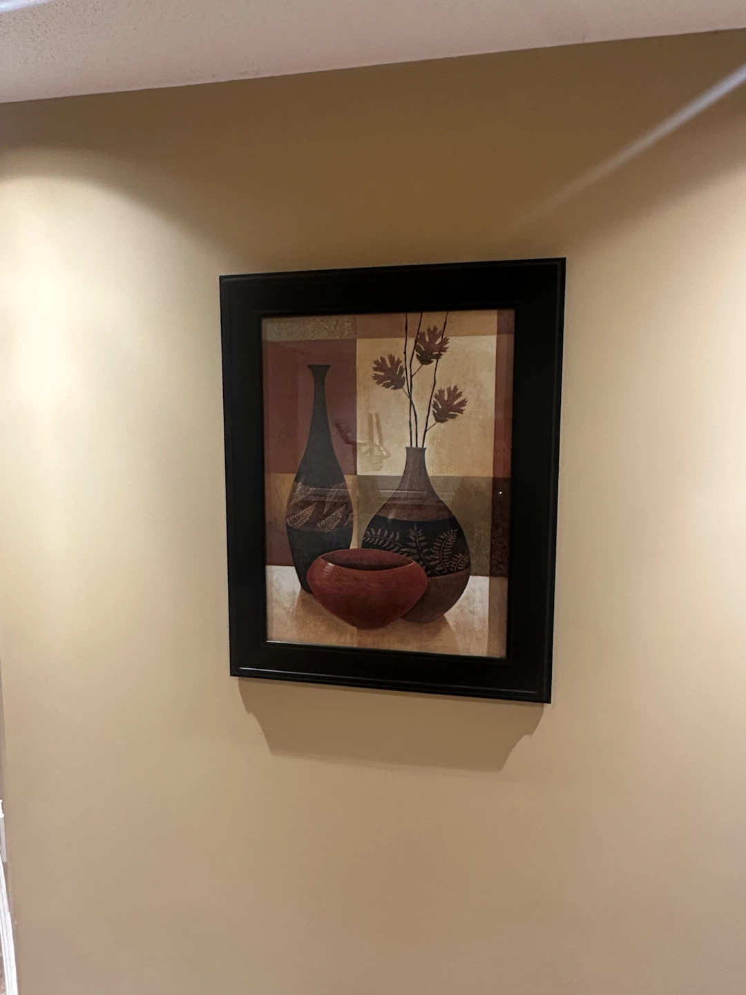 MOVING SALE Framed Wall Art - Floral and Vase Prints (Set of 3) - photo 3