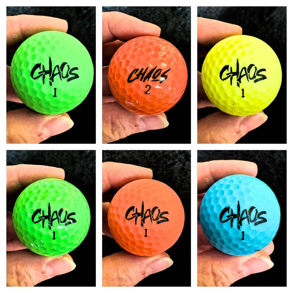 18 Wilson Chaos Golf Balls - photo 3