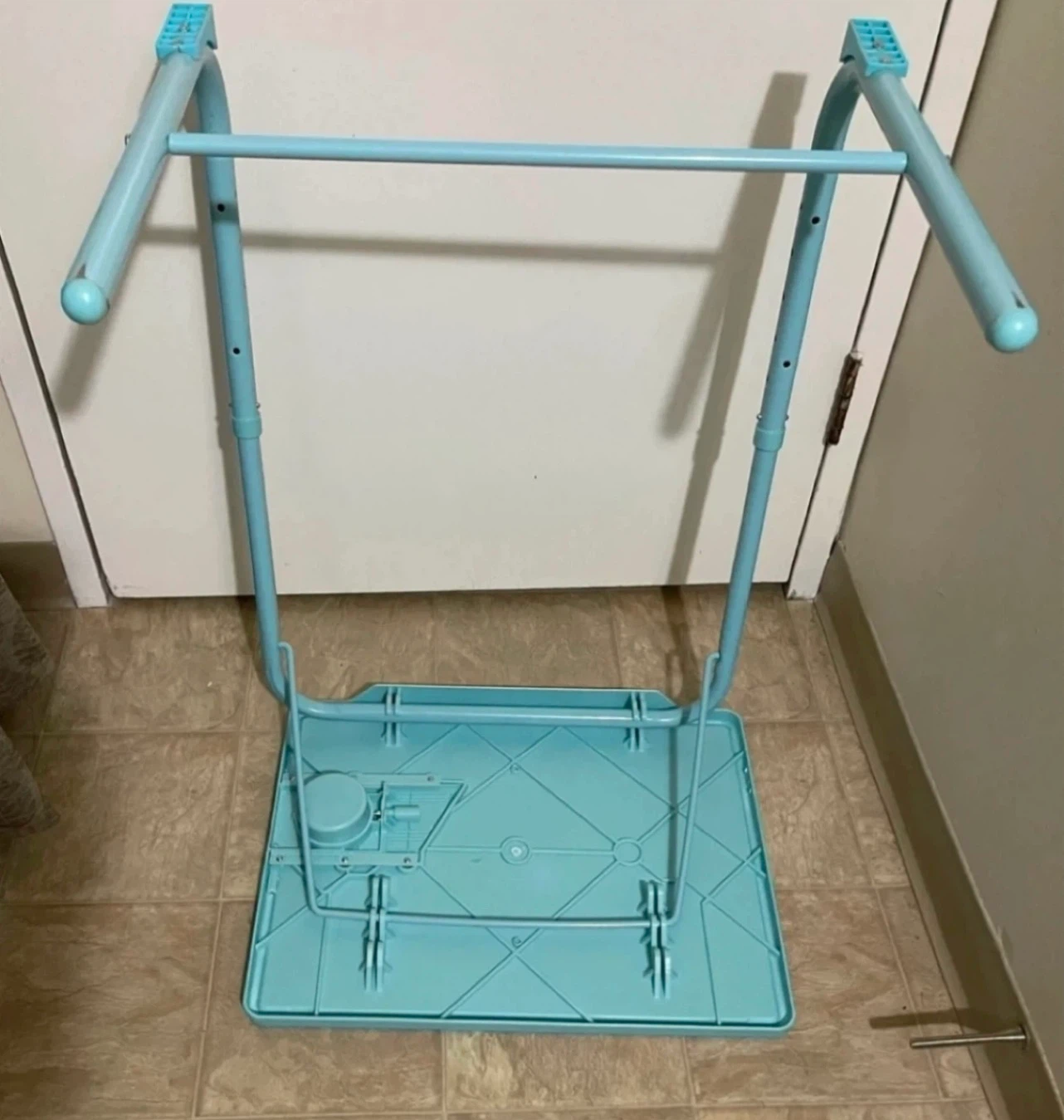 🌱 Lap Desk / TV Tray Table, with Built-in Cup Holder - Aqua/Blue - photo 5