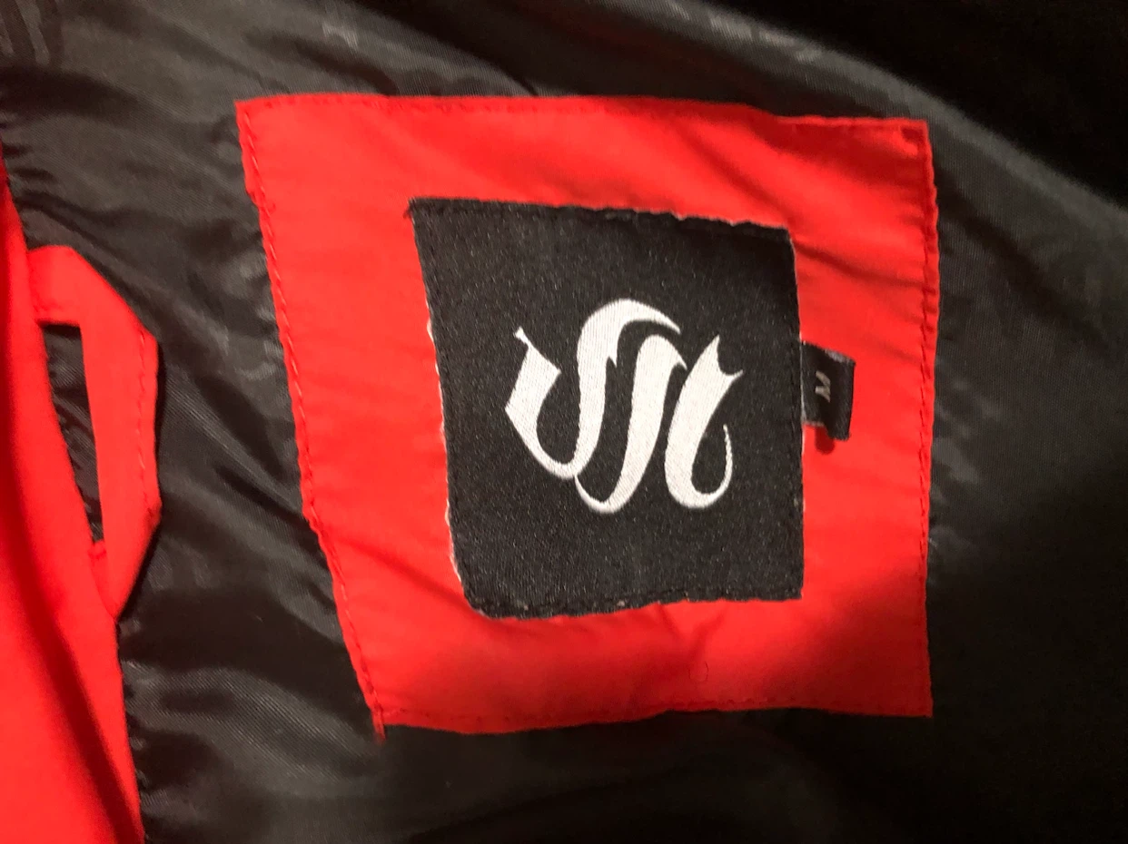 Designer Red Puffer Winter Jacket - photo 5