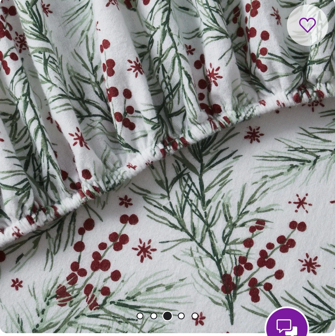 Tahari Pine Triple Brushed Cotton Flannel Sheet Set - Full - photo 3