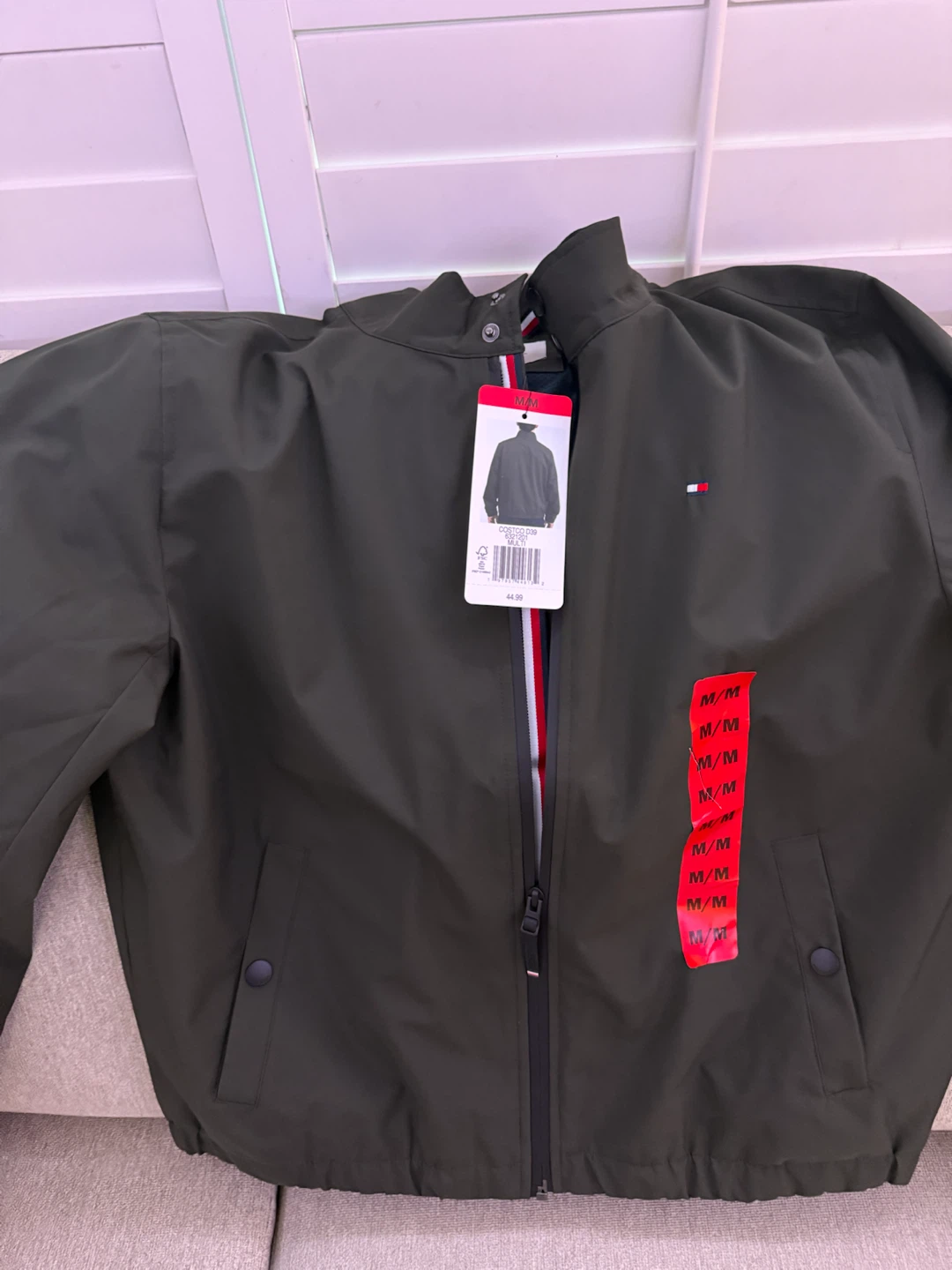 New Tommy Hilfiger Bomber Jacket Men’s Medium  Dark Olive NWT