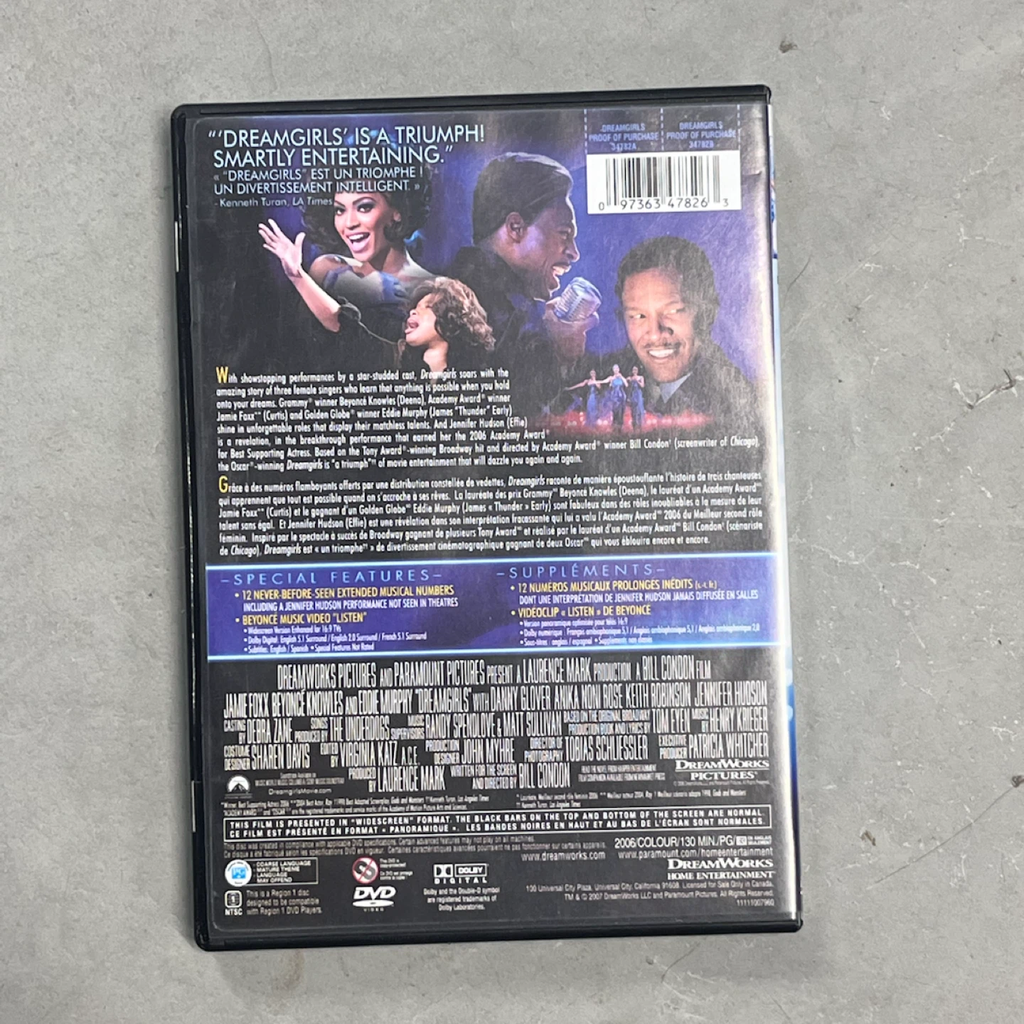 Dreamgirls DVD - photo 2