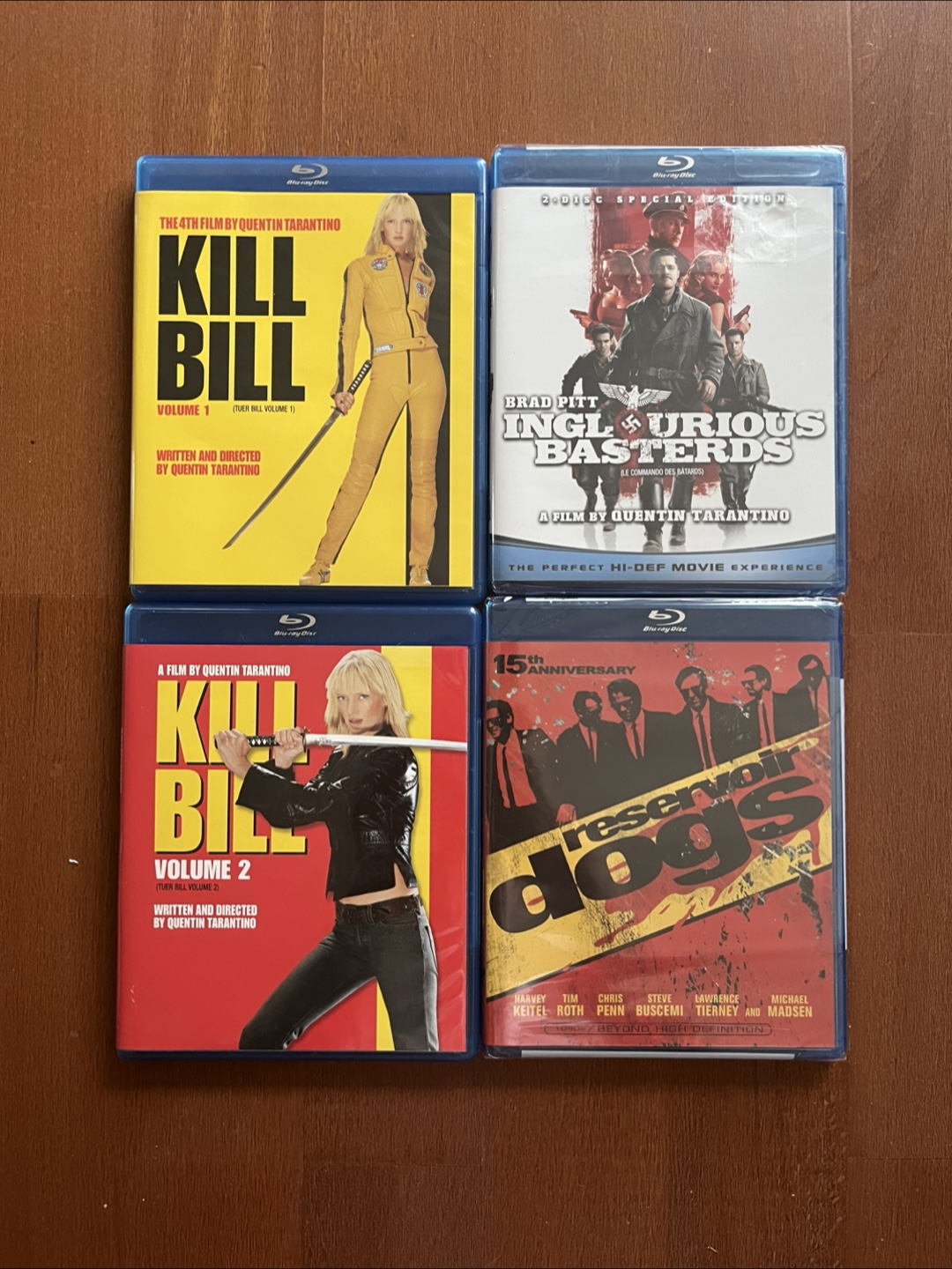 Quentin Tarantino Blu Rays