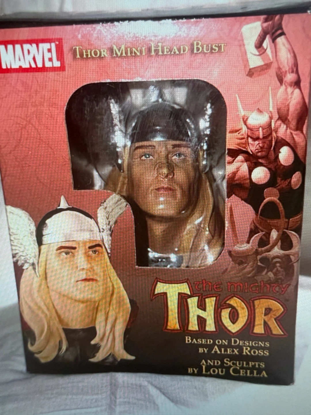 Marvel Thor Mini Head Bust Alex Ross - photo 2