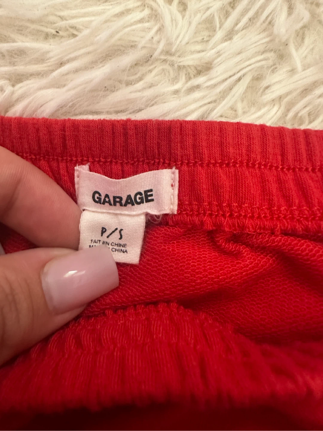 Garage Red Tube Top Romper Small - photo 2
