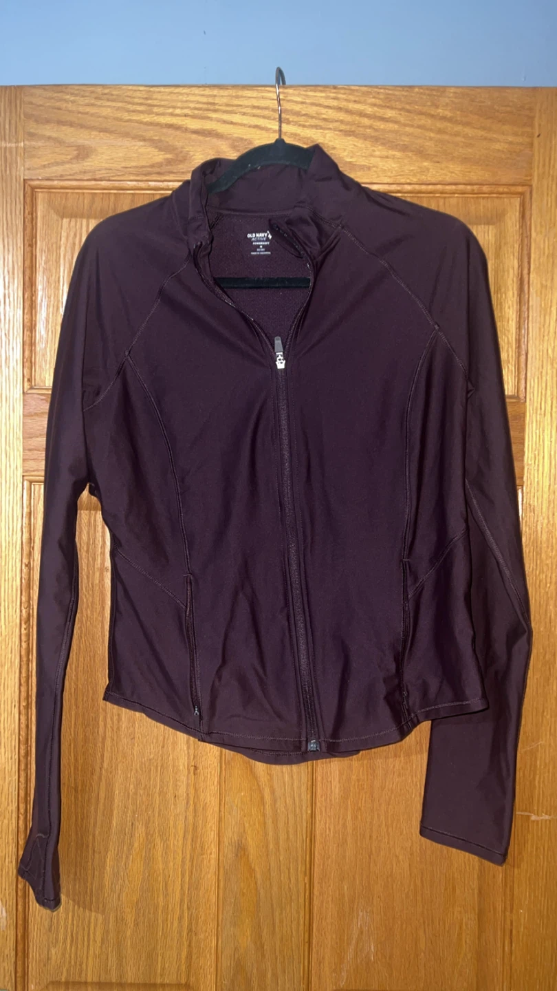 Old Navy Active Purple Zip-Up Jacket M