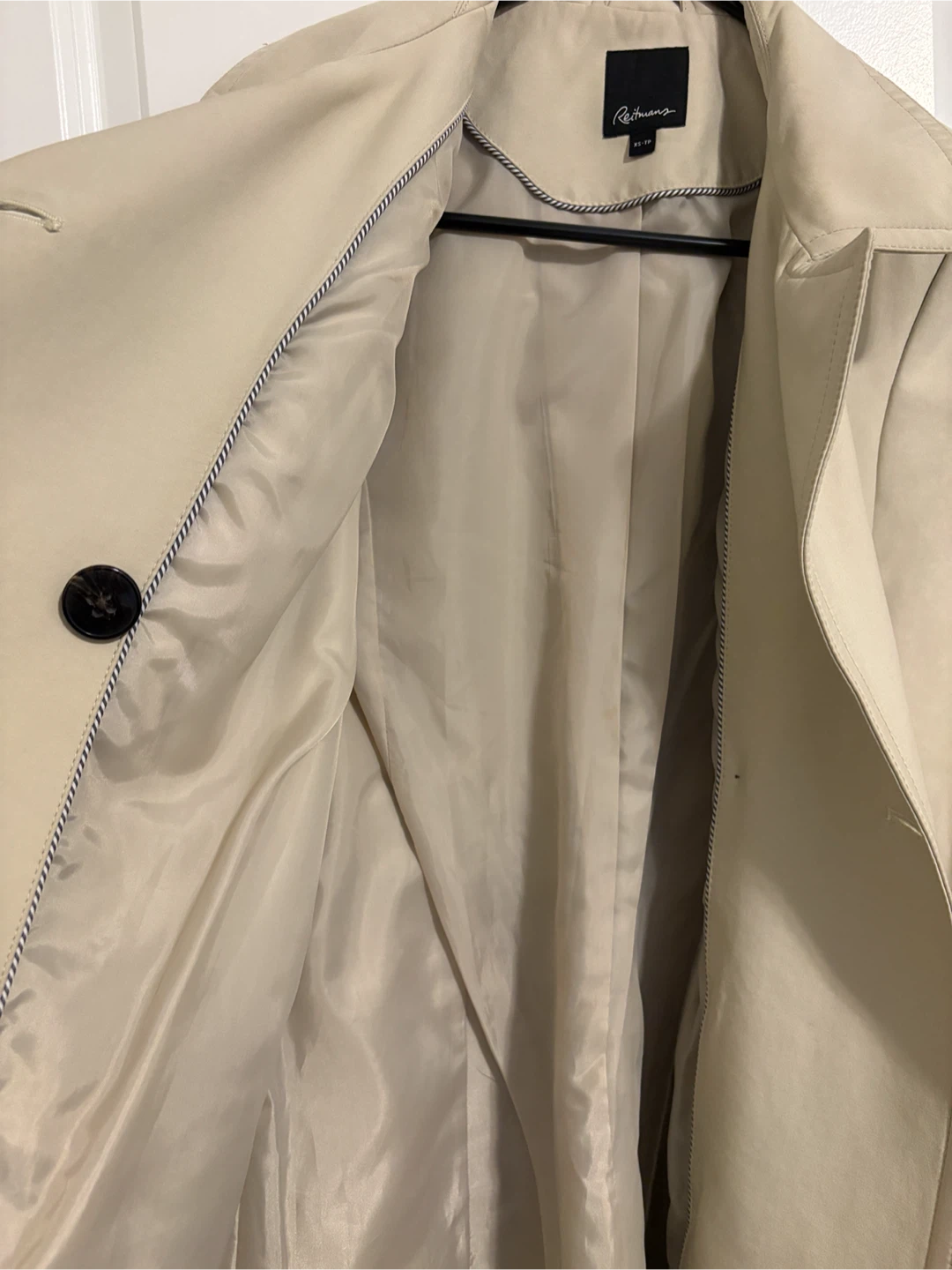 Reitmans Beige Trench Coat - photo 3