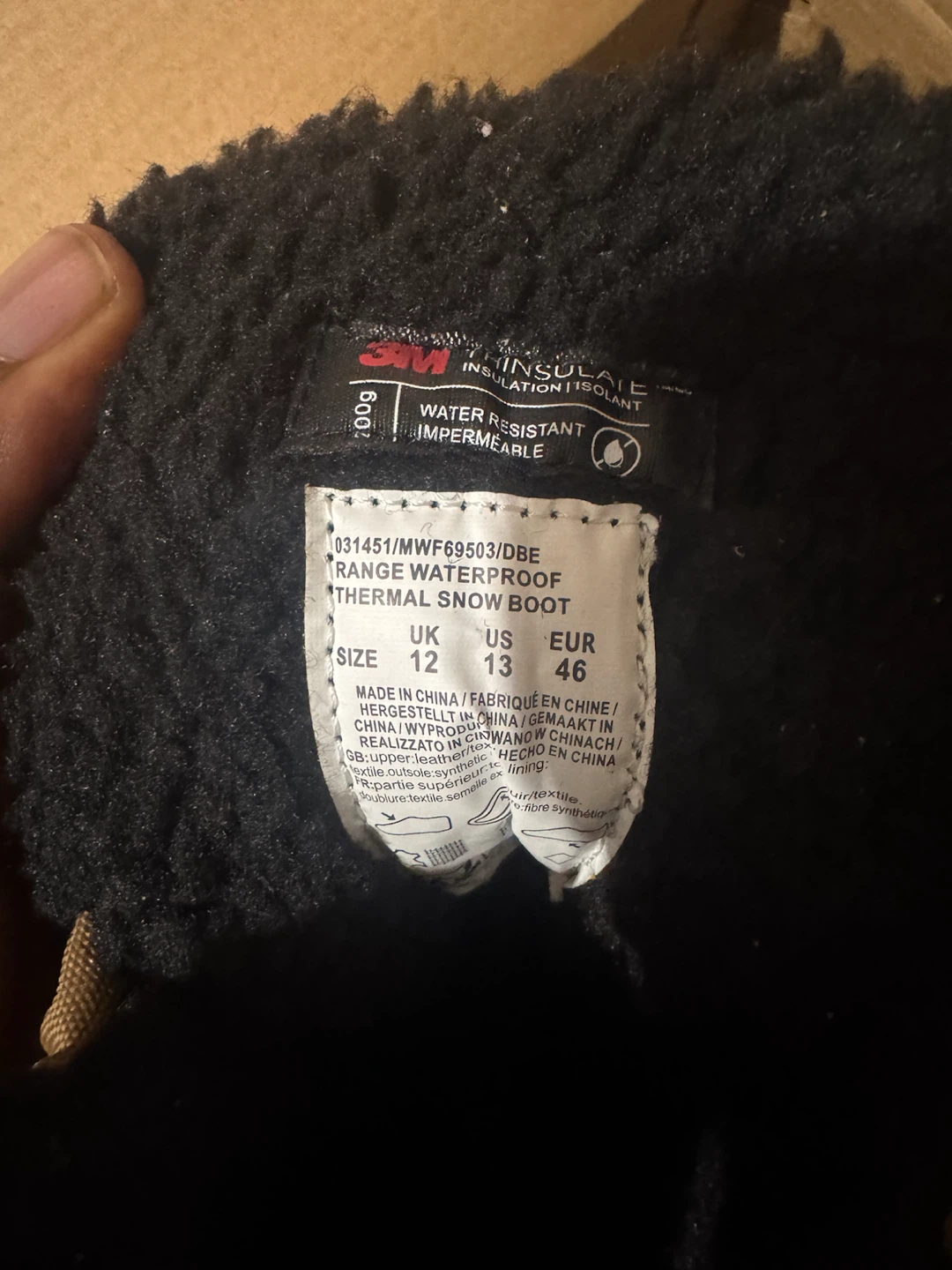 Mountain Warehouse Thermal Snow Boots - Size 13 US - photo 3
