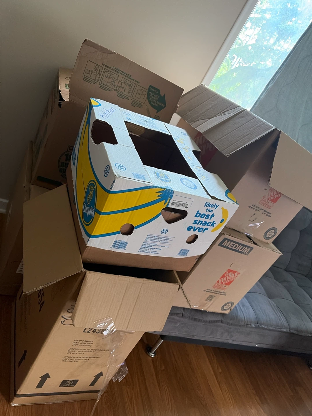Moving boxes