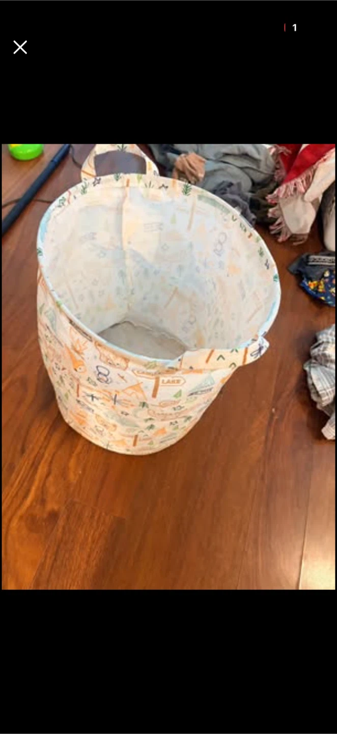 Baby laundry hamper