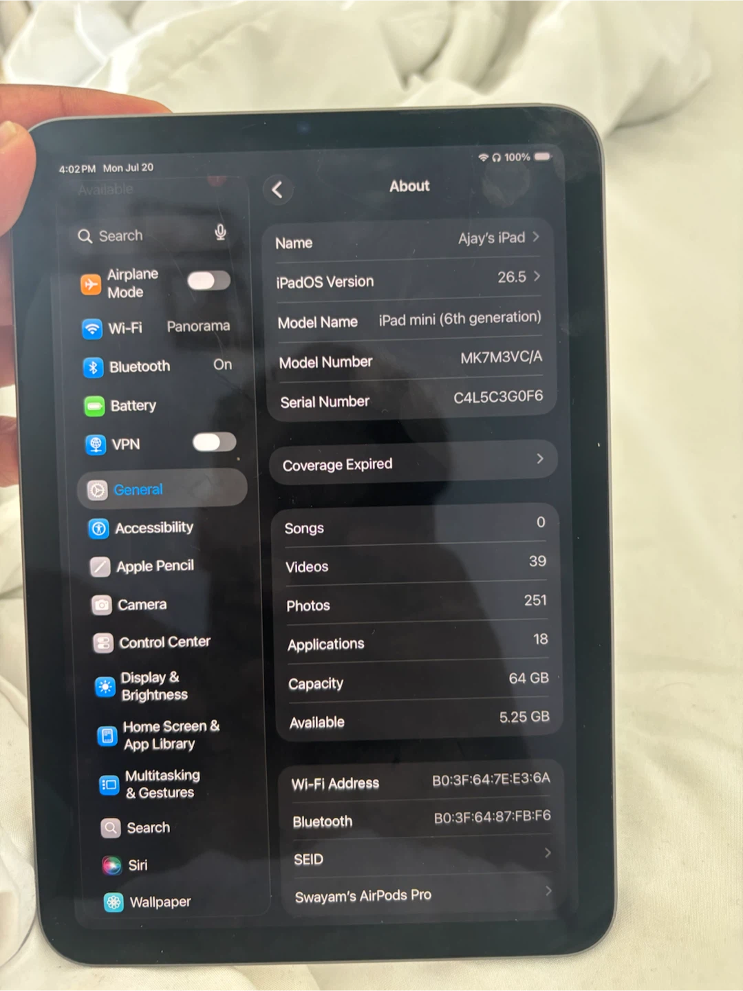 Apple iPad mini (6th gen) 64GB - photo 3