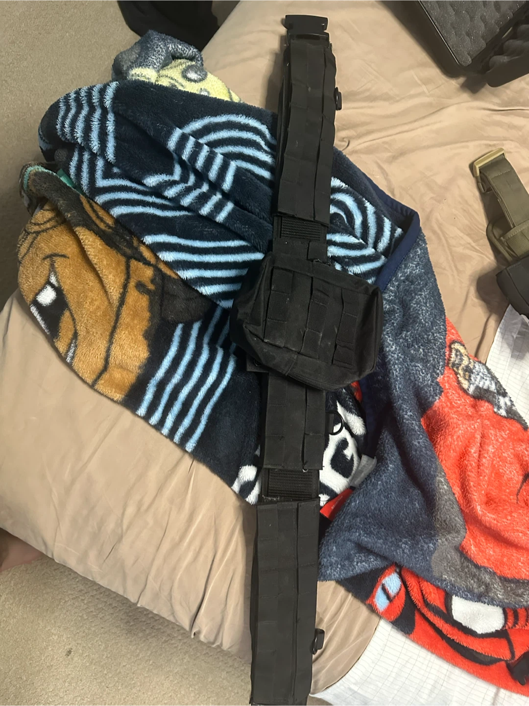 Condor Black Tactical Belt with Utility