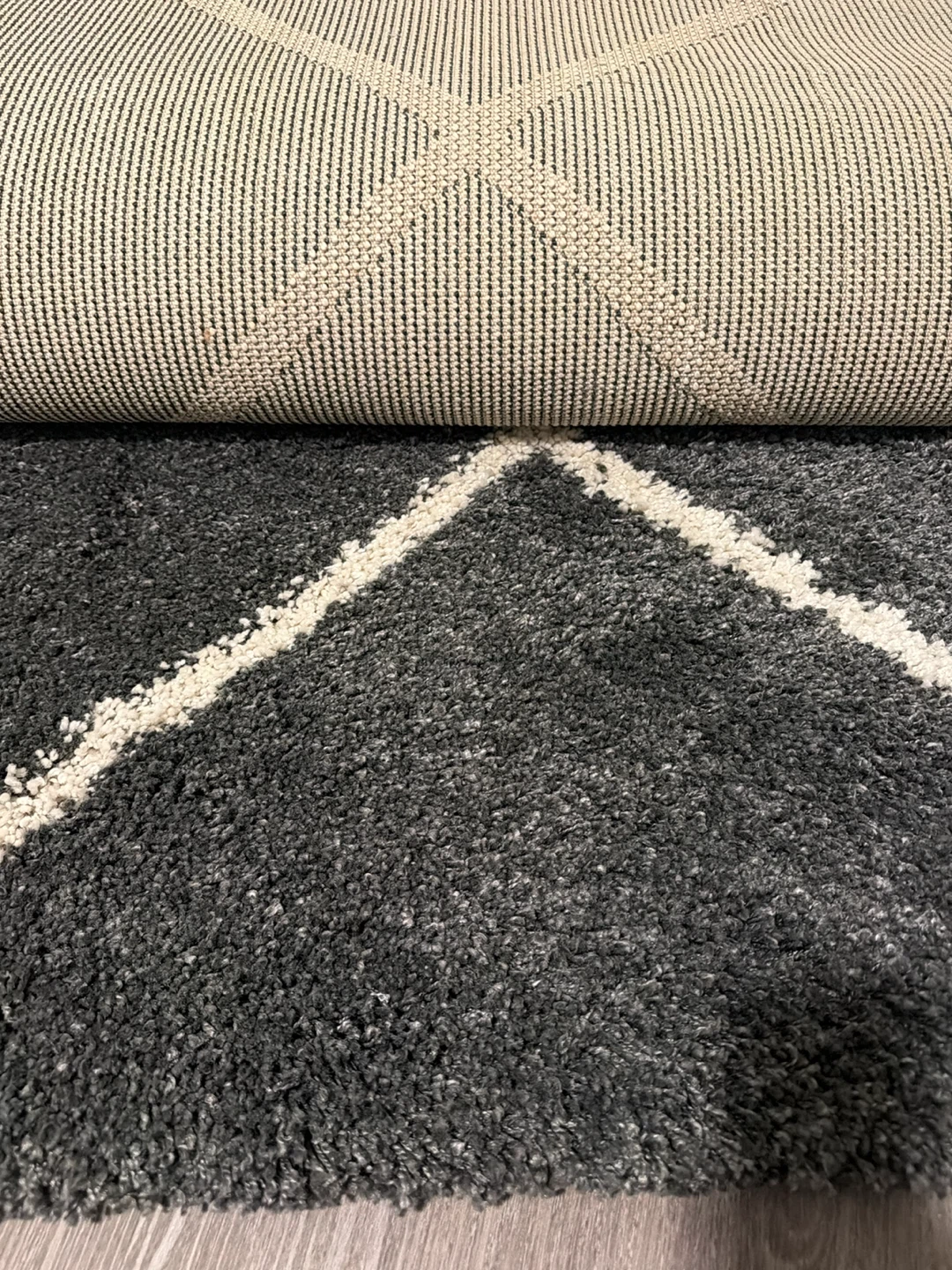 Gray Shag Rug 6*9
