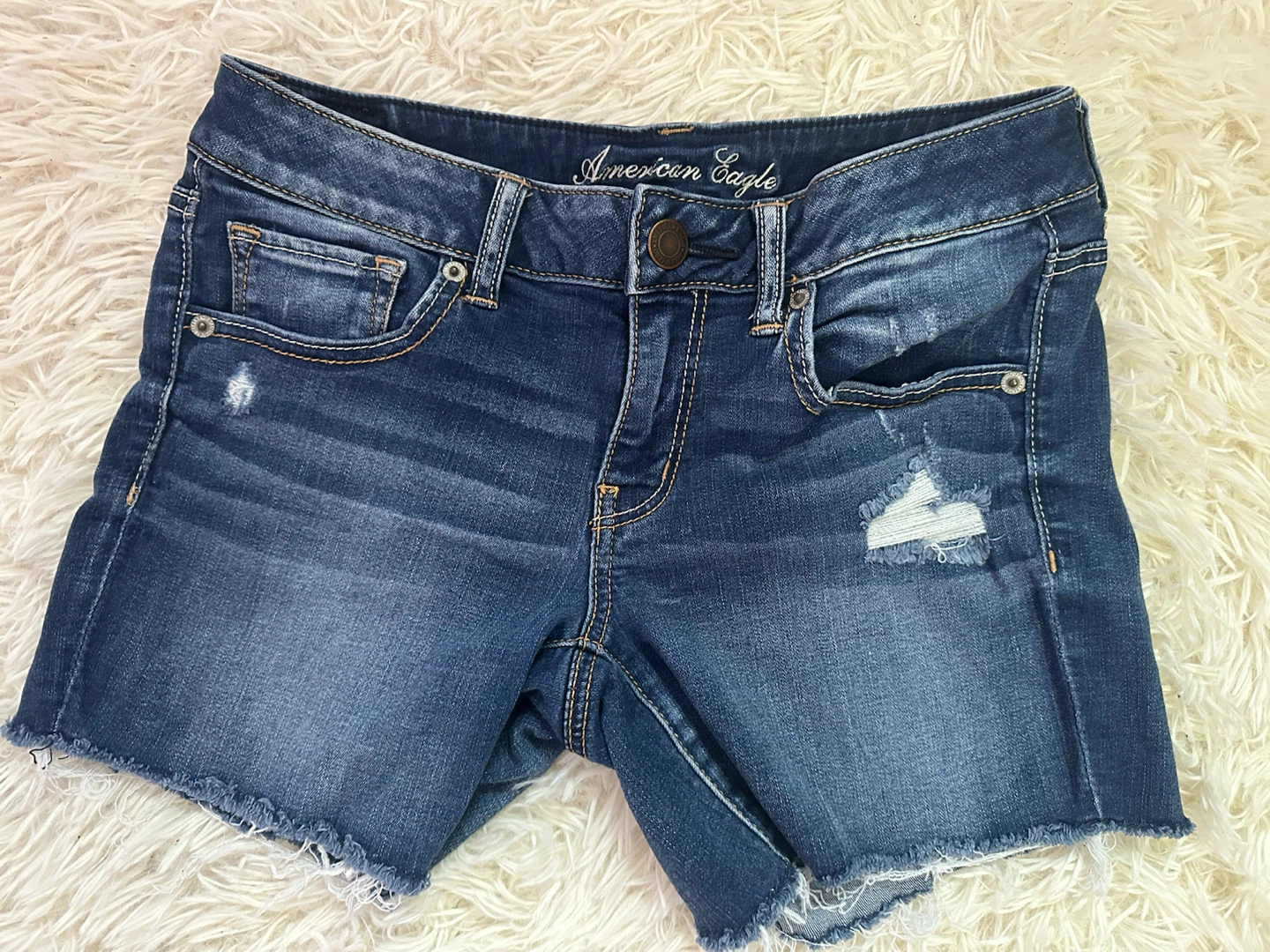American Eagle Denim Jean Shorts Size 8