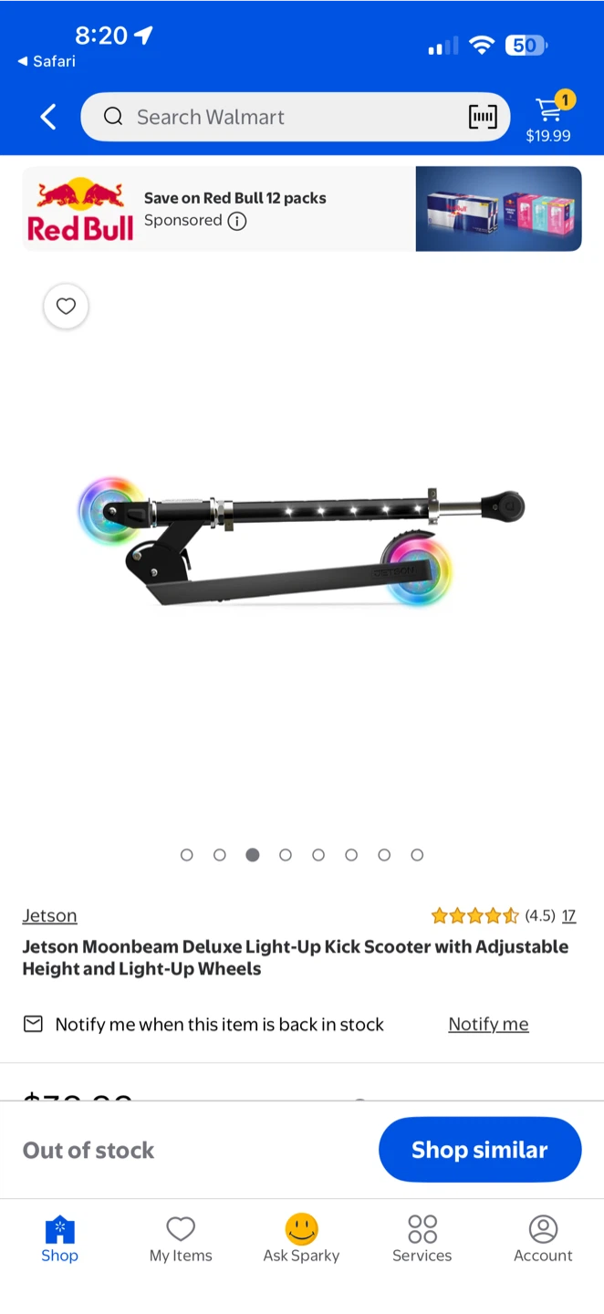 Jetson Moonbeam Deluxe Light-Up Kick Scooter - photo 3
