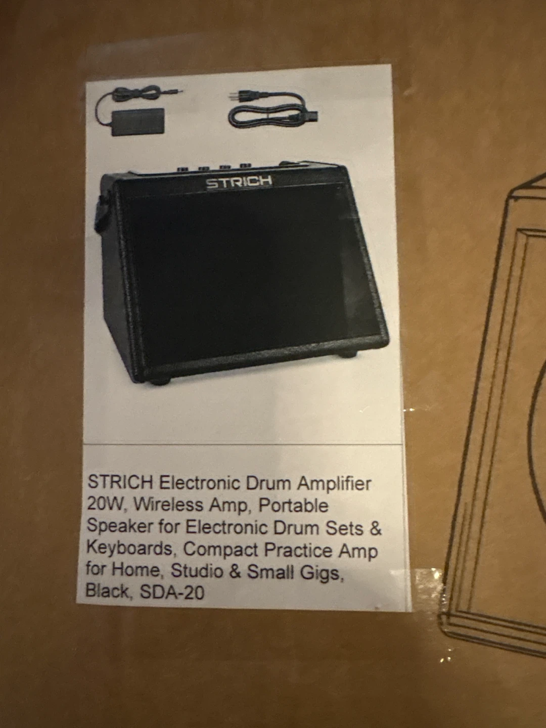 STRICH SDA-20 Electronic Drum Amplifier 20W