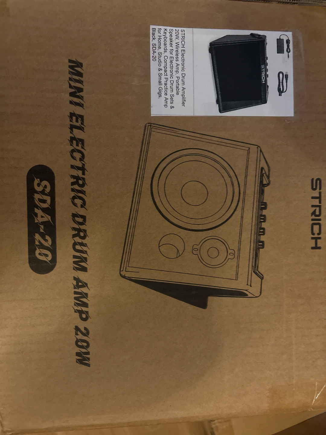 STRICH SDA-20 Electronic Drum Amplifier 20W - photo 2