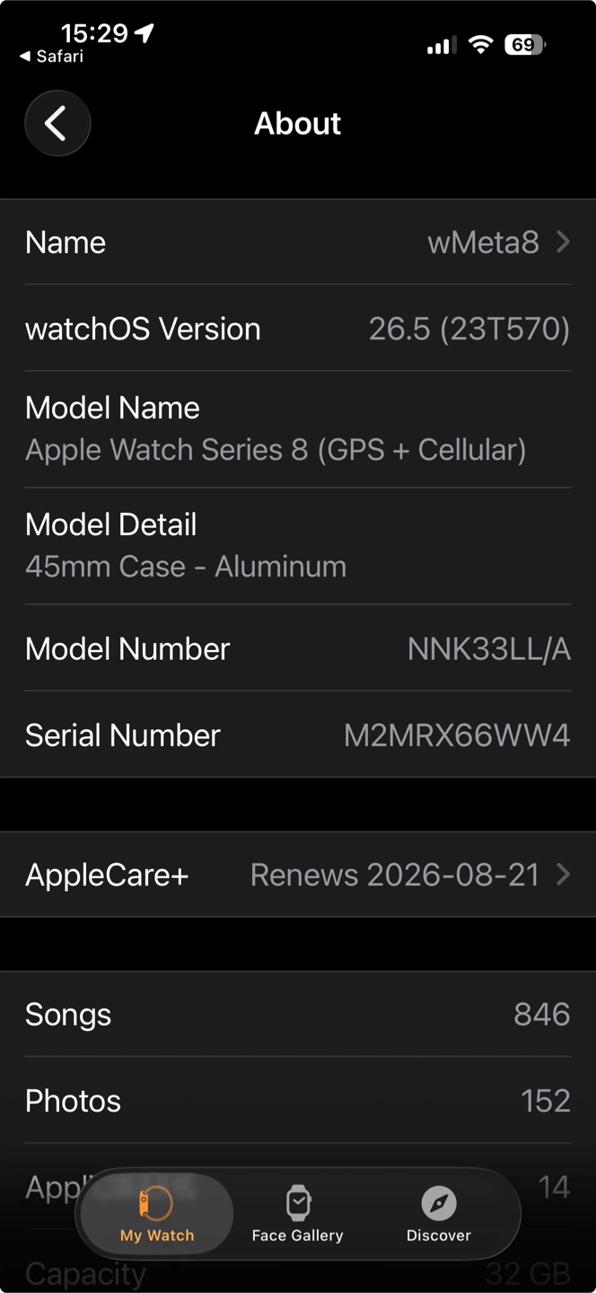 Apple Watch Series 8 (GPS + Cellular) 45mm Aluminum - photo 2