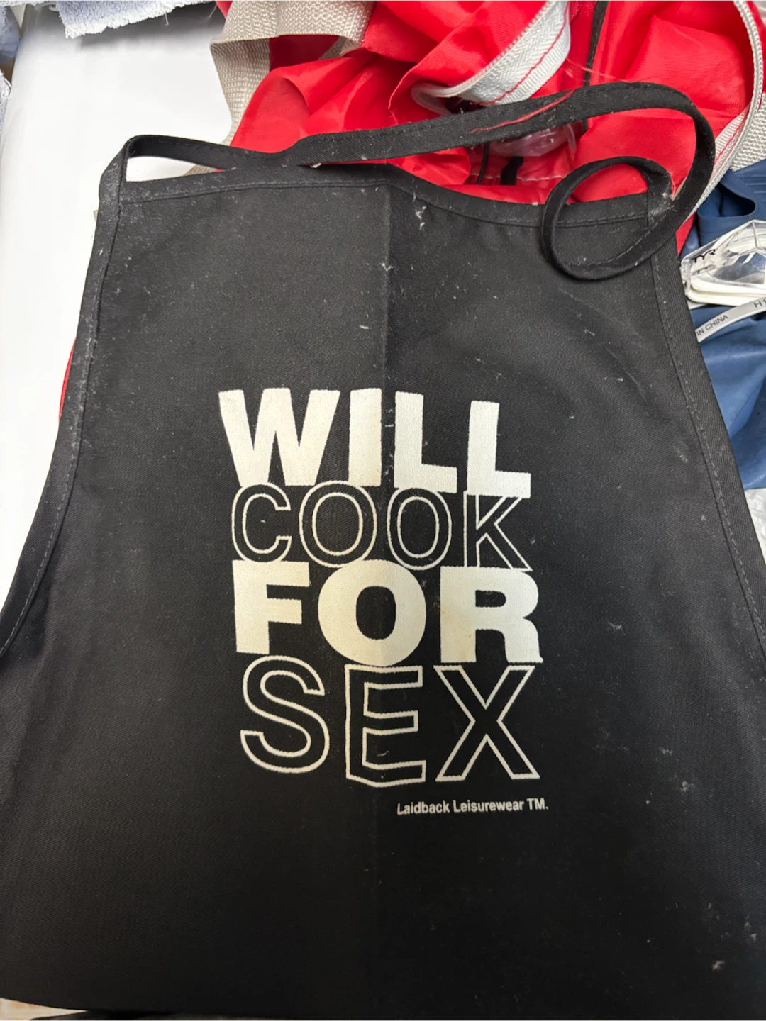 Funny apron gag gift bachelor