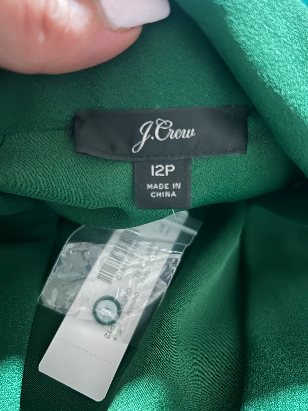 J. Crew Emerald Green Blazer Size 12P - photo 3