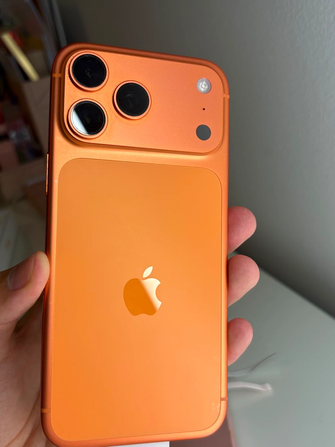 Orange iPhone 17 pro max