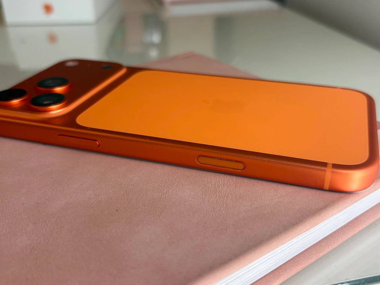 Orange iPhone 17 pro max - photo 5