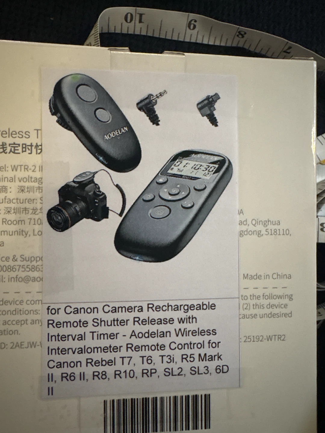 Aodelan WTR-2 II Wireless Timer Remote Shutter Release