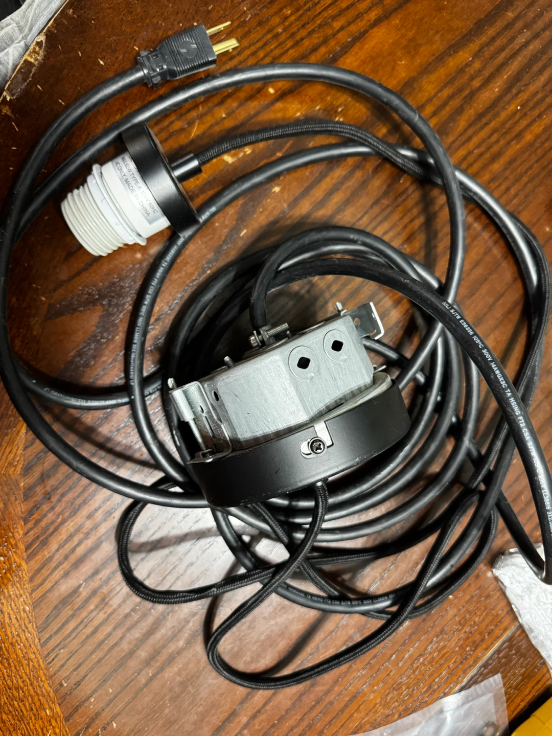 Light Fixture Pendant Cord