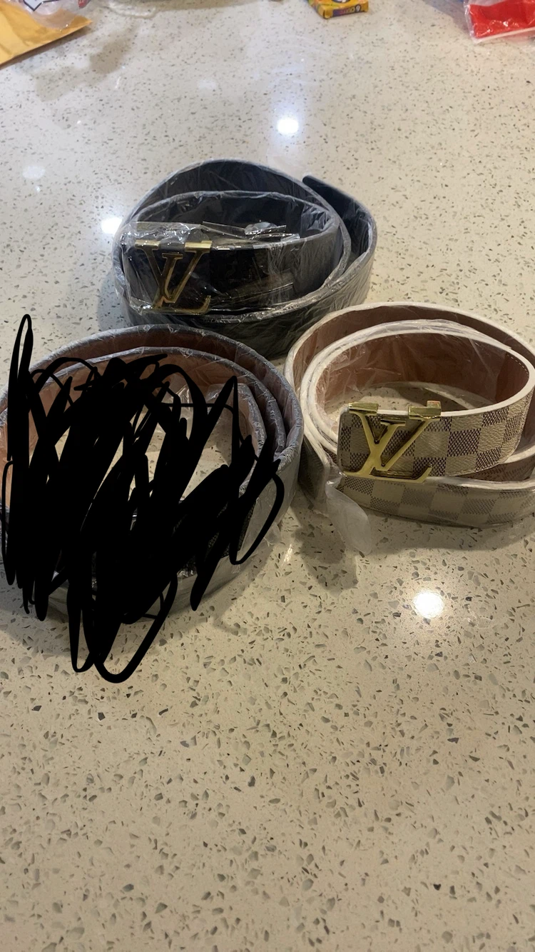 Louis Vuitton Reversible Belt Set