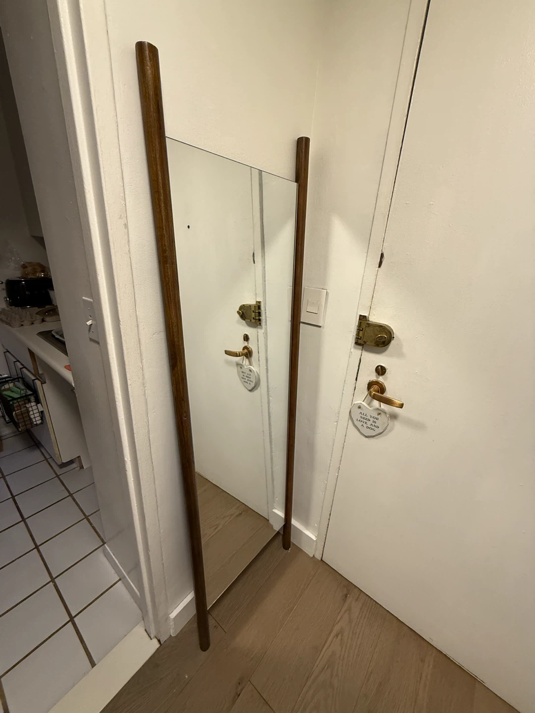 Mid-Century Modern Leaningv Full Length Mirror - photo 2
