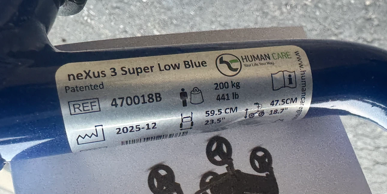 NEXUS SUPER LOW WALKER ROLLATOR DELIVERED - photo 3