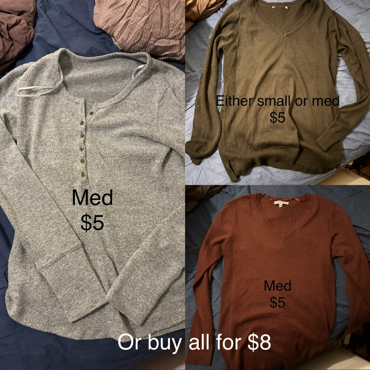 Lot of 3 Women's Shirts